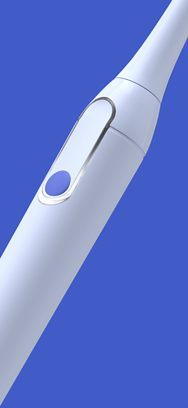 Close up of the hum toothbrush.