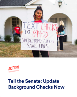 A regular action on the Moms Demand Action website.